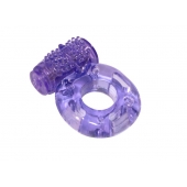 Фиолетовое эрекционное кольцо с вибрацией Rings Axle-pin - Lola Games - в Жуковском купить с доставкой