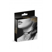 Черный чокер с двумя кольцами - Bijoux Pour Toi - купить с доставкой в Жуковском