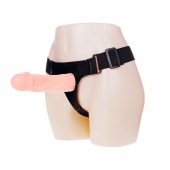 Телесный фаллоимитатор на трусиках Jessica Strap-On - 15,5 см. - Baile - купить с доставкой в Жуковском