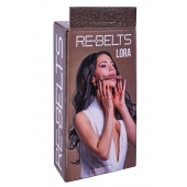 Кляп-трензель Lora с металлическими кольцами - Rebelts - купить с доставкой в Жуковском