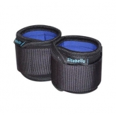 Неопреновые черно-синие наручники - Sitabella - купить с доставкой в Жуковском