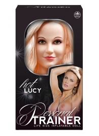 Надувная кукла с вибрацией и 2 любовными отверстиями Hot Lucy Lifesize Love Doll - NMC - в Жуковском купить с доставкой