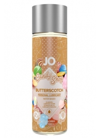 Смазка на водной основе Candy Shop Butterscotch с ароматом ирисок - 60 мл. - System JO - купить с доставкой в Жуковском