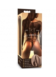Коричневый мастубратор-вагина Nicole s Kitty - Blush Novelties - в Жуковском купить с доставкой
