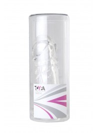 Прозрачная гелевая насадка с клиторальным отростком - 13 см. - Toyfa Basic - в Жуковском купить с доставкой