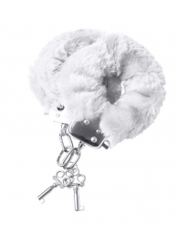 Наручники с белой меховой опушкой - ToyFa - купить с доставкой в Жуковском