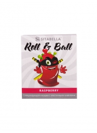 Стимулирующий презерватив-насадка Roll   Ball Raspberry - Sitabella - купить с доставкой в Жуковском