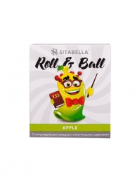 Стимулирующий презерватив-насадка Roll   Ball Apple - Sitabella - купить с доставкой в Жуковском
