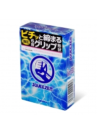 Презервативы Sagami Squeeze волнистой формы - 5 шт. - Sagami - купить с доставкой в Жуковском