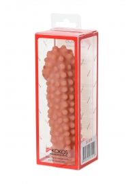 Телесная насадка на фаллос с бугорками KOKOS Extreme Sleeve 10 - 15,8 см. - KOKOS - в Жуковском купить с доставкой
