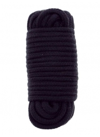 Черная веревка для связывания BONDX LOVE ROPE - 10 м. - Dream Toys - купить с доставкой в Жуковском