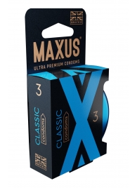 Классические презервативы в железном кейсе MAXUS Classic - 3 шт. - Maxus - купить с доставкой в Жуковском