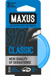 Классические презервативы в железном кейсе MAXUS Classic - 3 шт. - Maxus - купить с доставкой в Жуковском