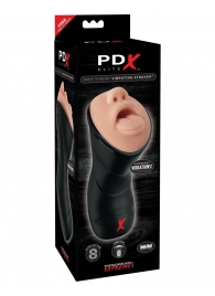 Мастурбатор-ротик Deep Throat Vibrating Stroker - Pipedream - в Жуковском купить с доставкой