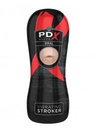 Мастурбатор-ротик Vibrating Oral Stroker - Pipedream - в Жуковском купить с доставкой