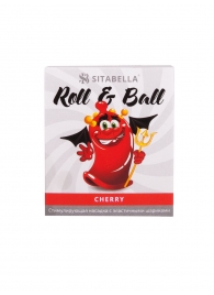 Стимулирующий презерватив-насадка Roll   Ball Cherry - Sitabella - купить с доставкой в Жуковском