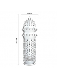 Закрытая прозрачная насадка Crystal sleeve - 14,2 см. - Erowoman-Eroman - в Жуковском купить с доставкой