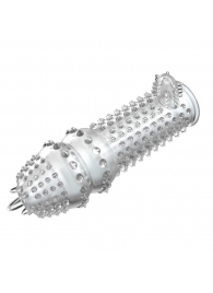 Закрытая прозрачная насадка Crystal sleeve - 14,2 см. - Erowoman-Eroman - в Жуковском купить с доставкой