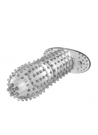 Закрытая прозрачная насадка Crystal sleeve - 12 см. - Erowoman-Eroman - в Жуковском купить с доставкой