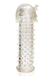 Закрытая прозрачная насадка на пенис Crystal Sleeve Faraon - 13,5 см. - Erowoman-Eroman - в Жуковском купить с доставкой