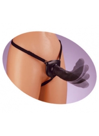 Черный податливый страпон Posable Partner Strap-On - 17,8 см. - Pipedream - купить с доставкой в Жуковском