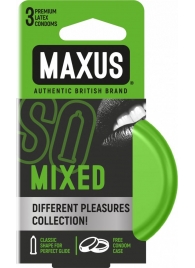 Презервативы в железном кейсе MAXUS Mixed - 3 шт. - Maxus - купить с доставкой в Жуковском