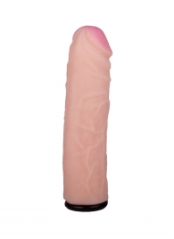 Черный пояс-трусики с насадкой  Гламур Dana  - 15,5 см. - LOVETOY (А-Полимер) - купить с доставкой в Жуковском