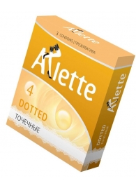 Презервативы Arlette Dotted с точечной текстурой - 3 шт. - Arlette - купить с доставкой в Жуковском