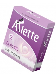 Классические презервативы Arlette Classic - 3 шт. - Arlette - купить с доставкой в Жуковском