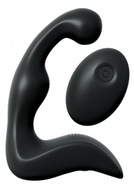 Черный вибромассажер простаты с пультом ДУ Control P-Spot Pro - Pipedream - в Жуковском купить с доставкой