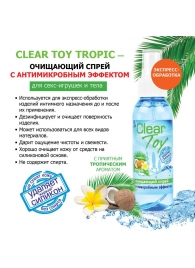 Очищающий спрей для игрушек CLEAR TOY Tropic - 100 мл. - Биоритм - купить с доставкой в Жуковском