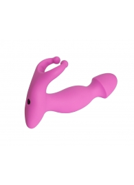 Розовый стимулятор простаты с усиками - 15 см. - 4sexdreaM - в Жуковском купить с доставкой
