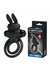 Черное эрекционное кольцо с вибростимуляцией клитора Vibrant Penis Ring III - Baile - в Жуковском купить с доставкой