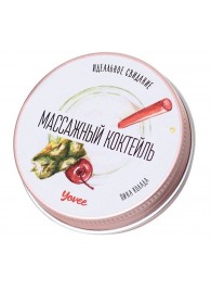 Массажная свеча «Массажный коктейль» с ароматом пина колады - 30 мл. - ToyFa - купить с доставкой в Жуковском