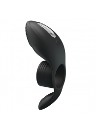 Черное кольцо на пенис с вибрацией Vibration Penis Sleeve - Baile - в Жуковском купить с доставкой