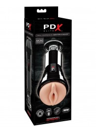 Телесный вибромастурбатор-вагина Cock Compressor Vibrating Stroker - Pipedream - в Жуковском купить с доставкой