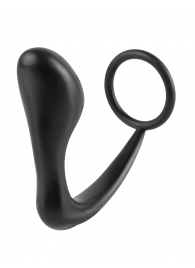 Эрекционное кольцо с анальной пробкой Ass-Gasm Cockring Plug - Pipedream - в Жуковском купить с доставкой