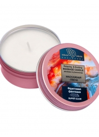 Массажная свеча  Фруктовая фантазия - БиоМед - купить с доставкой в Жуковском