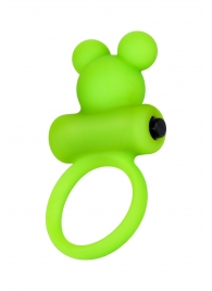 Зеленое виброкольцо на пенис A-Toys - A-toys - в Жуковском купить с доставкой