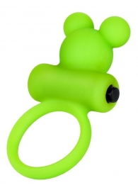 Зеленое виброкольцо на пенис A-Toys - A-toys - в Жуковском купить с доставкой
