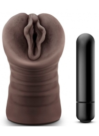 Коричневый мастурбатор-вагина Alexis - Blush Novelties - в Жуковском купить с доставкой