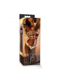 Коричневый мастурбатор-ротик Heather - Blush Novelties - в Жуковском купить с доставкой