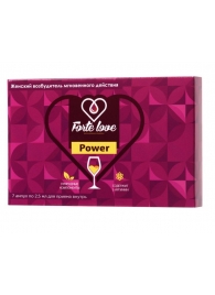 Женский возбудитель мгновенного действия Forte Love Power - 7 ампул (2,5 мл.) - Капиталпродукт - купить с доставкой в Жуковском
