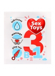 Гель-лубрикант на водной основе Sex Toys - 4 гр. - Биоритм - купить с доставкой в Жуковском