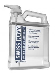 Канистра лубриканта Swiss Navy Water Based Lube на водной основе - 3,8 л. - Swiss navy - купить с доставкой в Жуковском