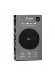 Черная веревка для бондажа Easytoys Bondage Rope - 5 м. - Easy toys - купить с доставкой в Жуковском