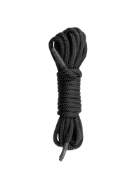 Черная веревка для бондажа Easytoys Bondage Rope - 5 м. - Easy toys - купить с доставкой в Жуковском