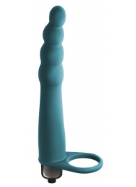 Зеленая вибронасадка для двойного проникновения Bramble - 16,5 см. - Lola Games - купить с доставкой в Жуковском