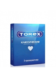 Гладкие презервативы Torex  Классические  - 3 шт. - Torex - купить с доставкой в Жуковском