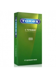 Текстурированные презервативы Torex  С точками  - 12 шт. - Torex - купить с доставкой в Жуковском